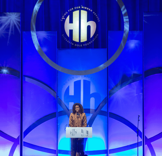 Michelle Obama at the Heroes + History Makers Gala.