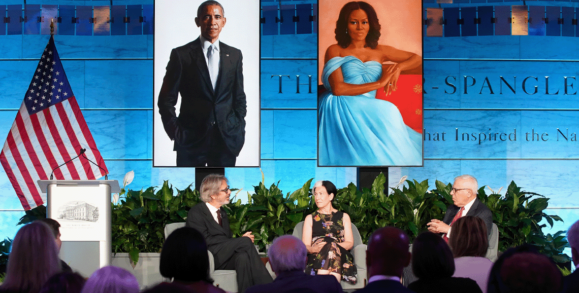 Panelists at The Obama Portrait Unveiling Dinner.